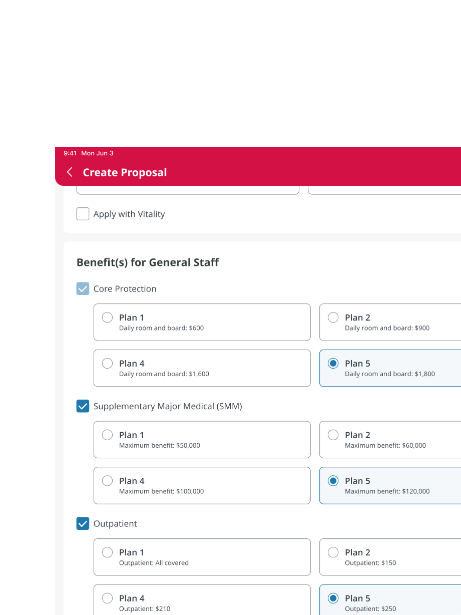 Proposal generator plan selection and guidance improvements