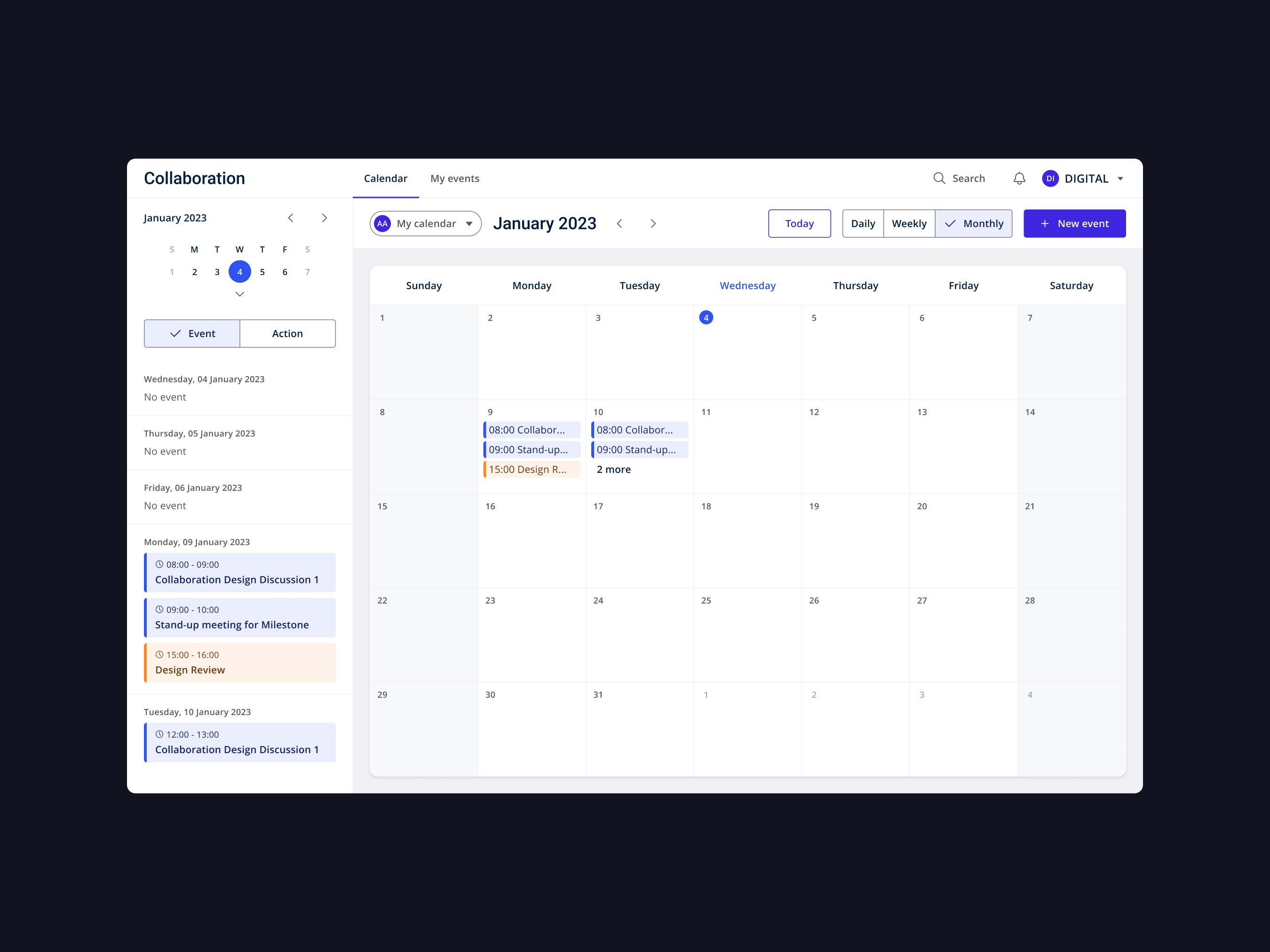 Team collaboration portal