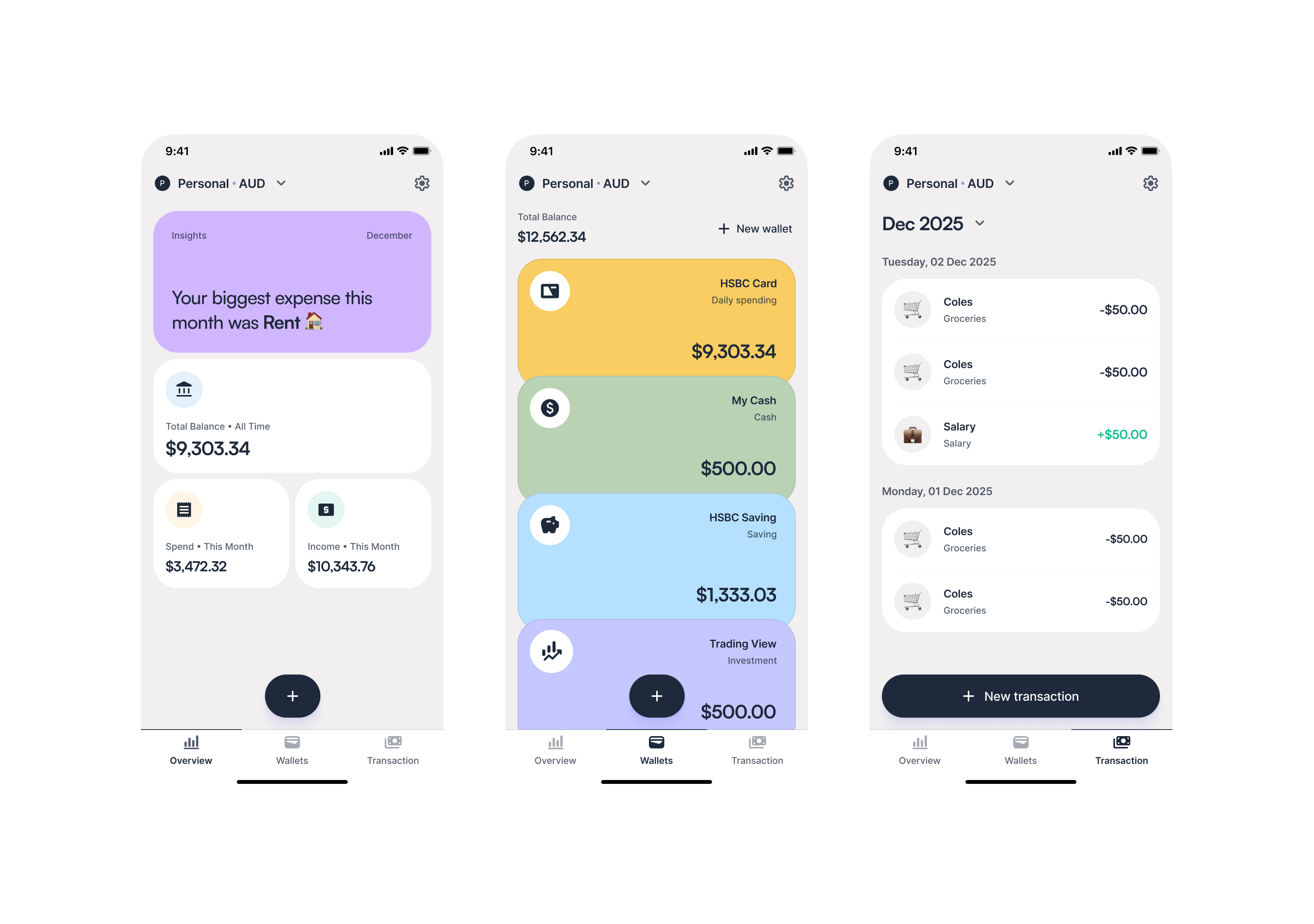 Balance expense tracking app overview